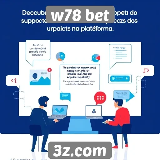 Desempenho do suporte ao cliente no w78 bet